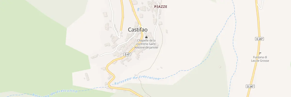 Plan du 5053 Pedali à Castifao