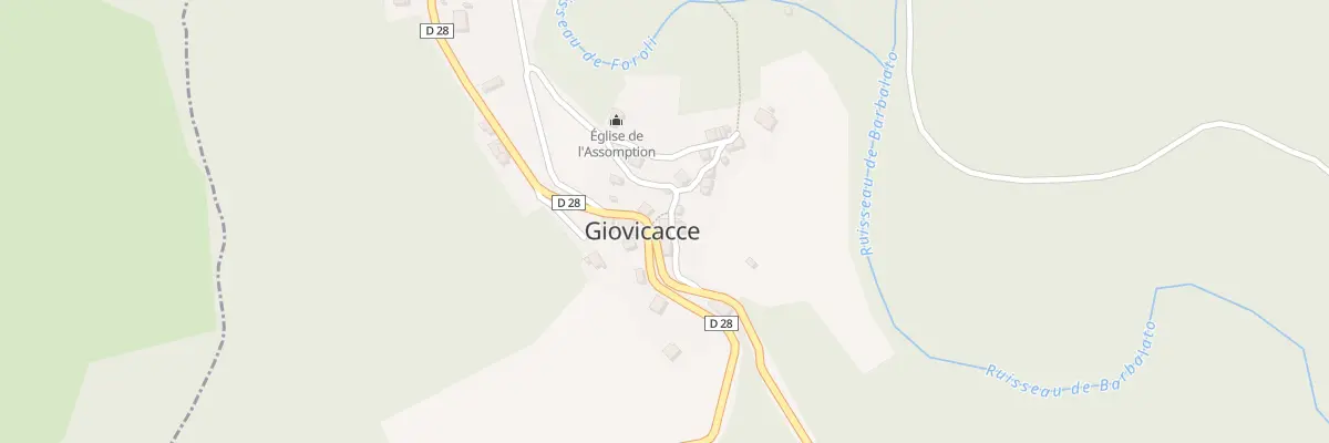 Plan du 5074 Giovicacce à Sampolo