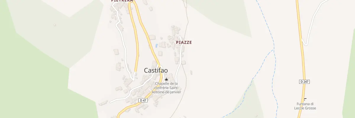 Plan du 5087 Piazze à Castifao
