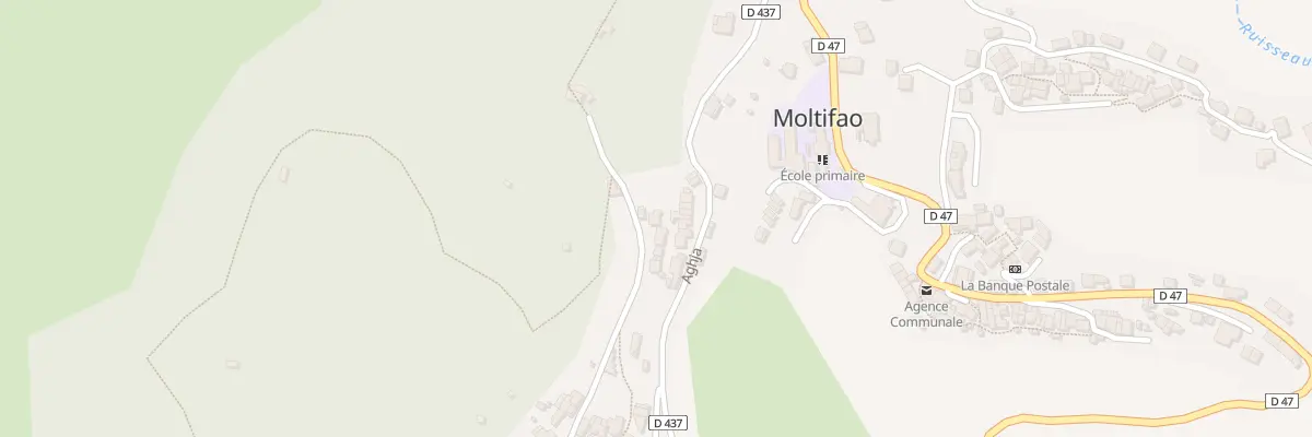 Plan du 5021 Merozzine à Moltifao