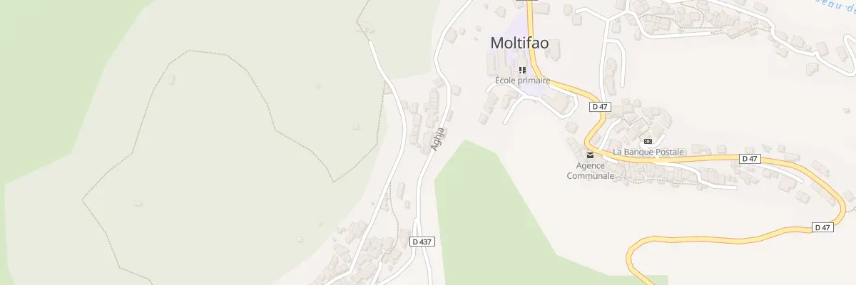 Plan du 5222 Merozzine à Moltifao
