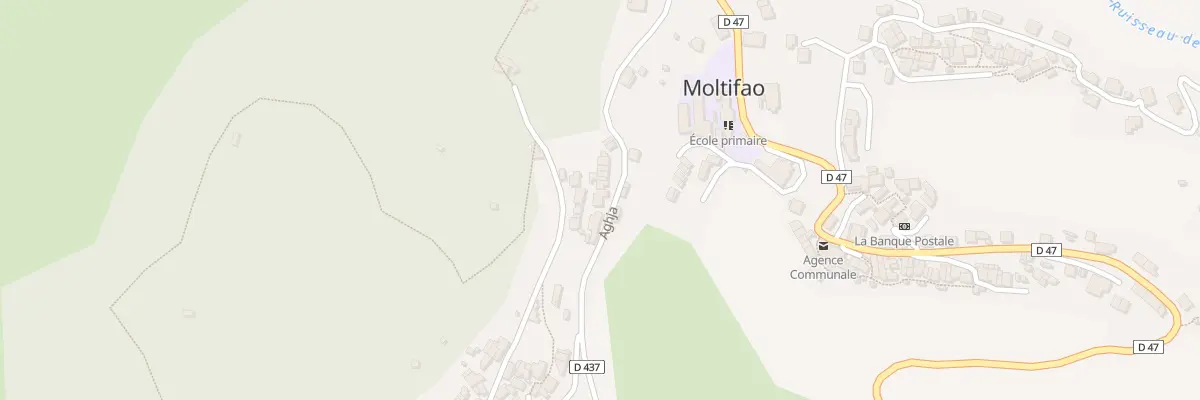 Plan du 5017 Merozzine à Moltifao