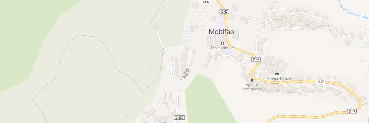 Plan du 5016 Merozzine à Moltifao
