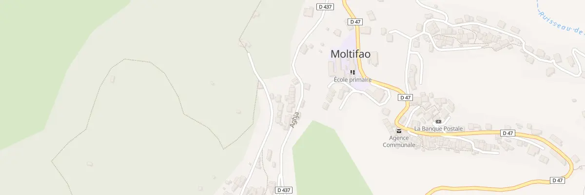 Plan du 5013 Merozzine à Moltifao