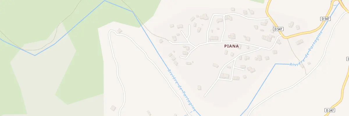 Plan du 5156 Piana à Castifao