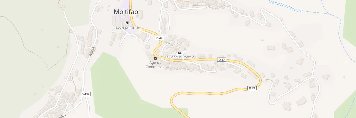 Plan du 5136 Mezzana à Moltifao
