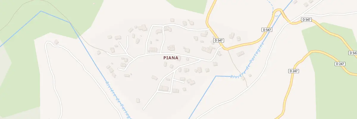 Plan du 5030 Piana à Castifao