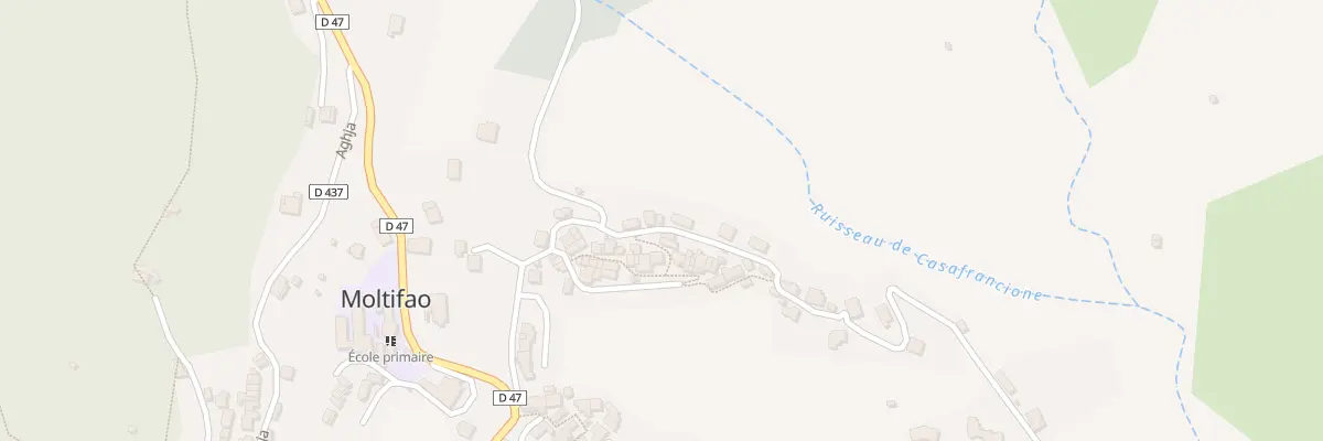 Plan du 5372 Borgo à Moltifao