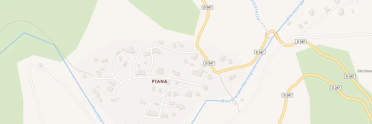 Plan du 5340 Piana à Castifao