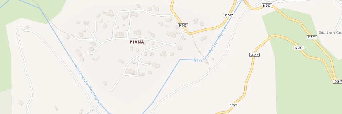 Plan du 5001 Piana à Castifao