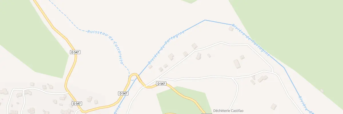 Plan du 5001 Pagliajo A Tetto à Castifao