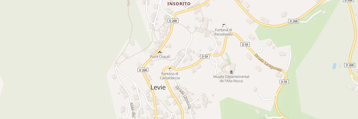 Plan du 5080 Castaldaccia à Levie