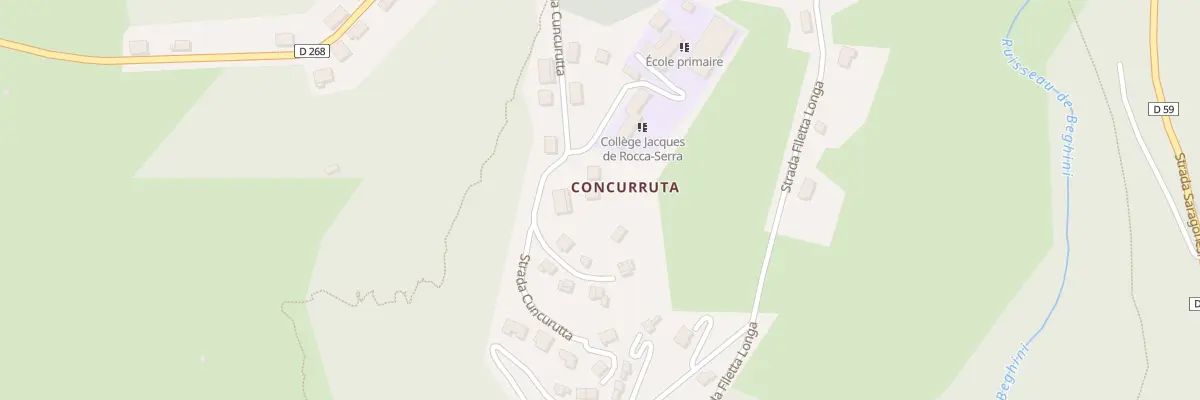 Plan du 5387A Concuruta à Levie