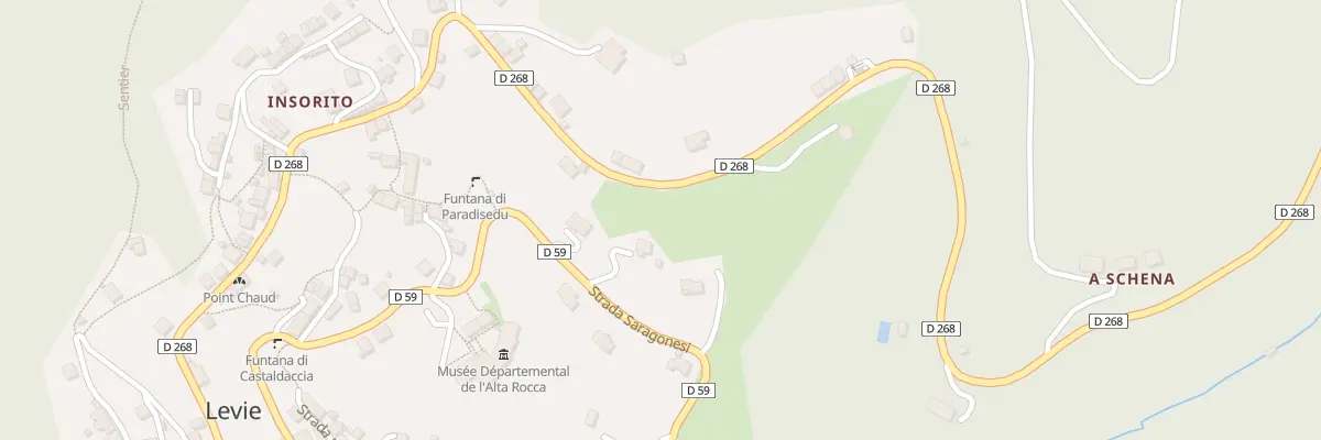 Plan du 9001 Saragonesi à Levie