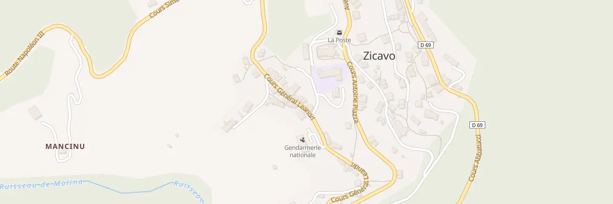 Plan du 5048 Piazze à Zicavo