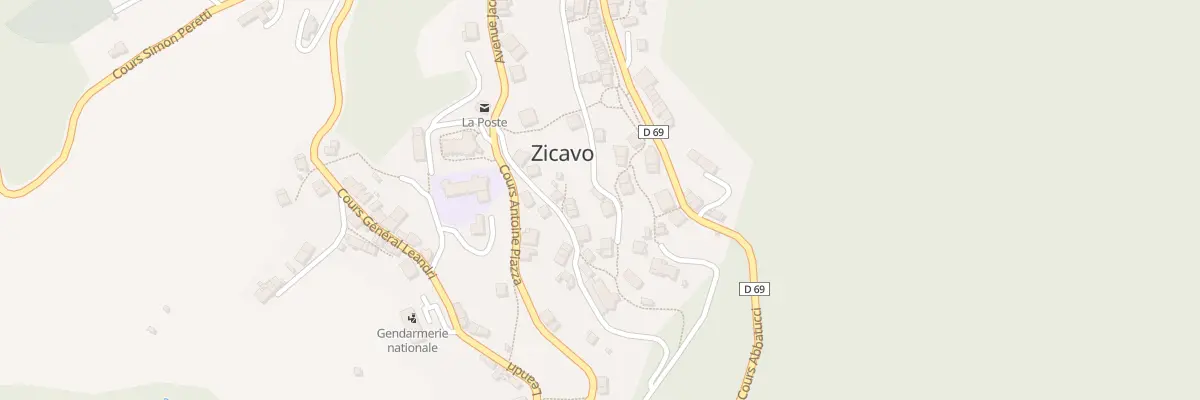 Plan du 5128 Carrujo à Zicavo