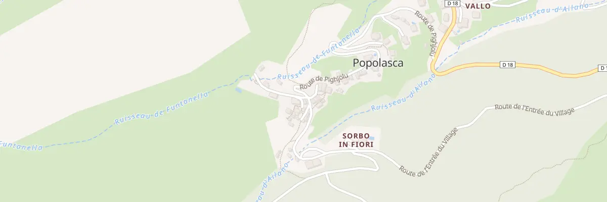 Plan du 5036 Appadelliccia à Popolasca