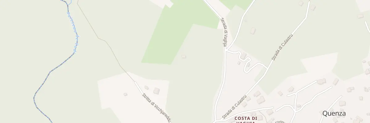 Plan du 5560 Vaghia à Quenza