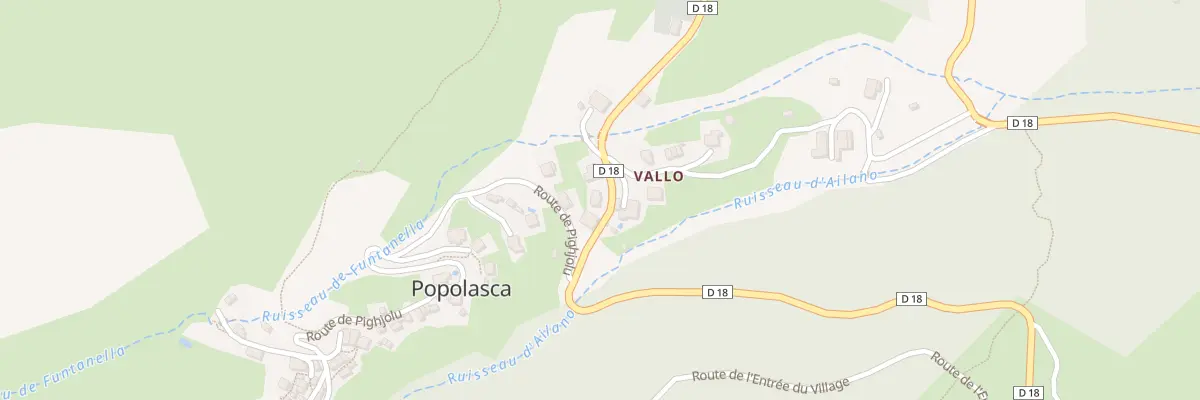 Plan du 5009 Vallo à Popolasca