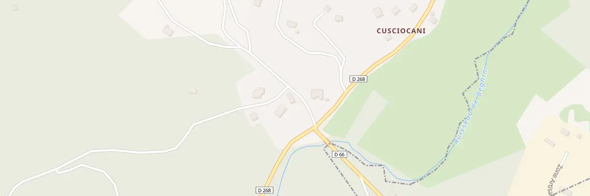 Plan du 90F Cusciocani à Levie