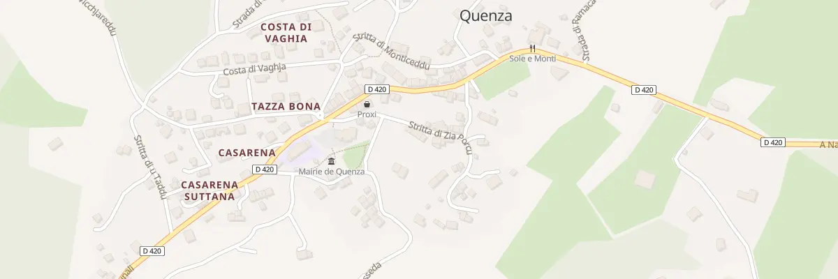Plan du 5153 Canonnaccia à Quenza