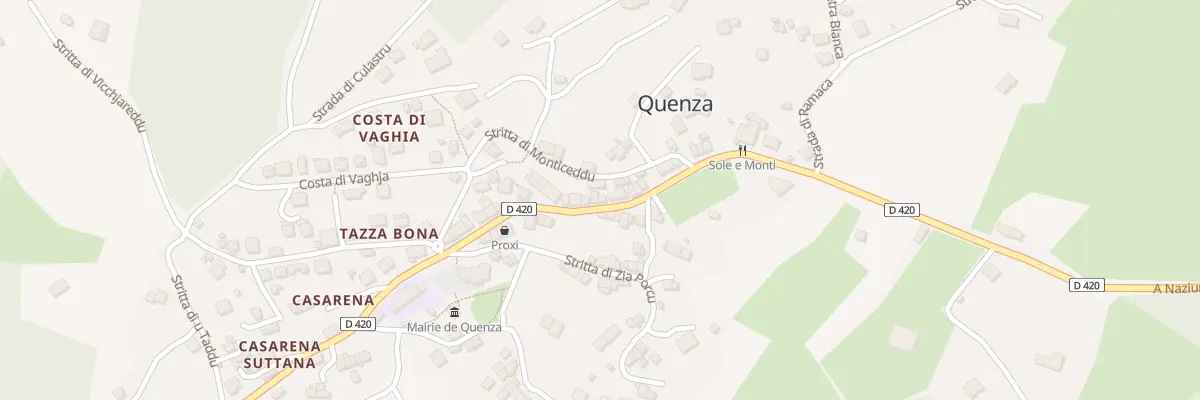 Plan du 5084 Monticello à Quenza