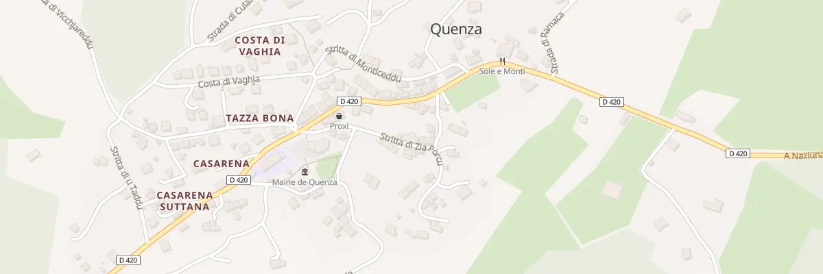 Plan du 5157 Canonnaccia à Quenza