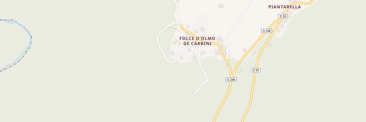 Plan du 5053 Foce d’Olmo à Carbini