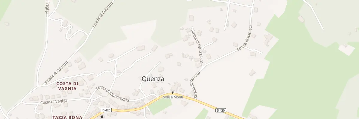 Plan du 5101 Petra Bianca à Quenza