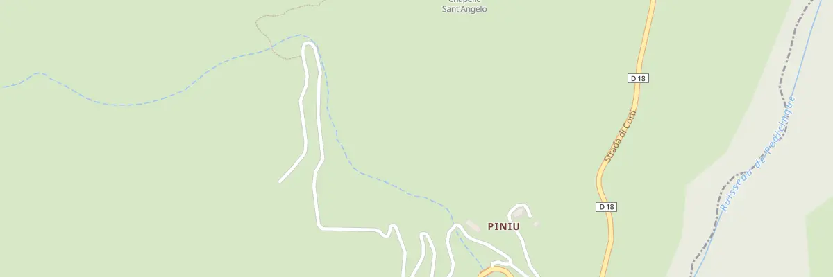 Plan du 5001 Pinio à Castirla