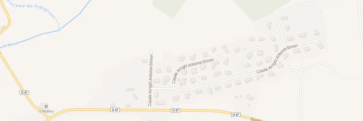 Plan du 5354 Capannaccia à Moltifao