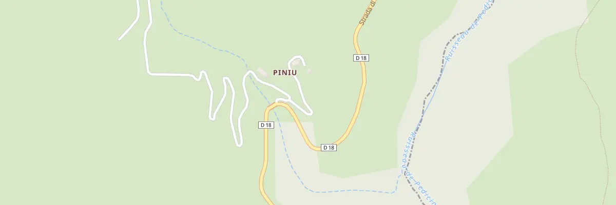 Plan du 5099 Pinio à Castirla