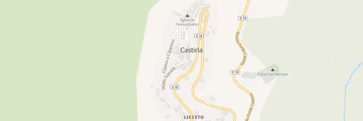 Plan du 5025 Fattaccine à Castirla