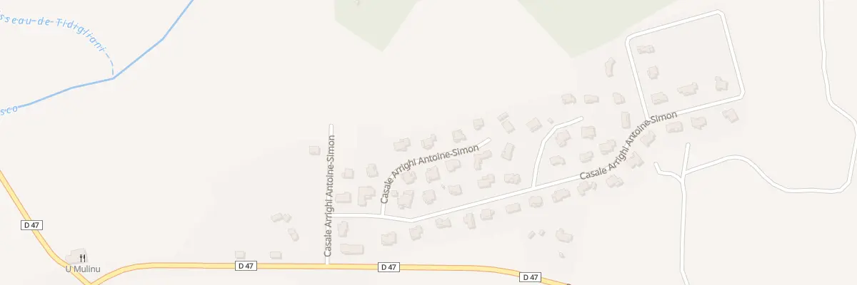 Plan du 5275 Capannaccia à Moltifao