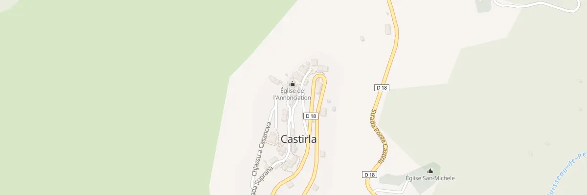 Plan de Chiostra à Castirla