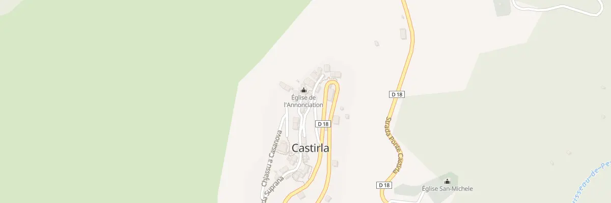Plan du 5016 Chiostra à Castirla