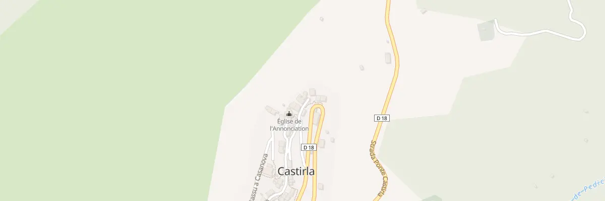 Plan du 5012 Cima à Castirla