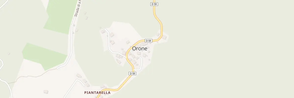 Plan du 5110 Orone à Carbini