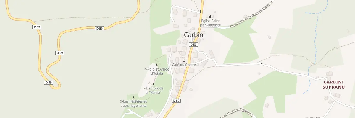 Plan du 5034 Carbini à Carbini