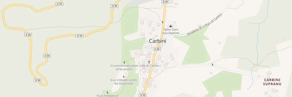 Plan du 5030 Carbini à Carbini