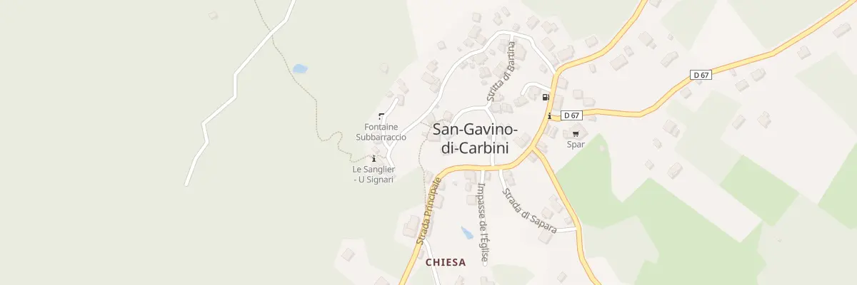 Plan du 5010 San Gavino à San-Gavino-di-Carbini