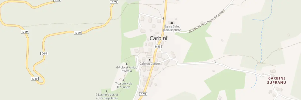 Plan du 5028 Carbini à Carbini