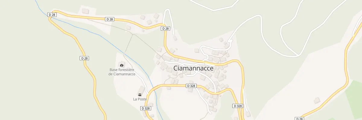 Plan du 5042 Corso à Ciamannacce
