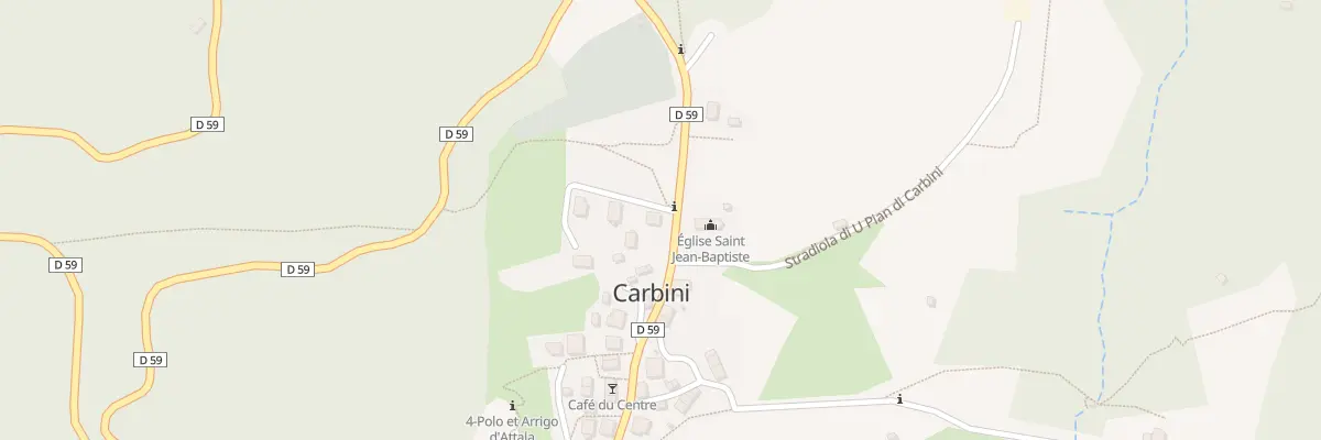 Plan du 5001 Pian Di Carbini à Carbini