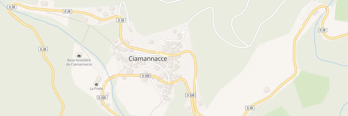 Plan de Mannarino à Ciamannacce