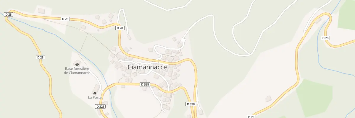 Plan du 5015 Grazi à Ciamannacce