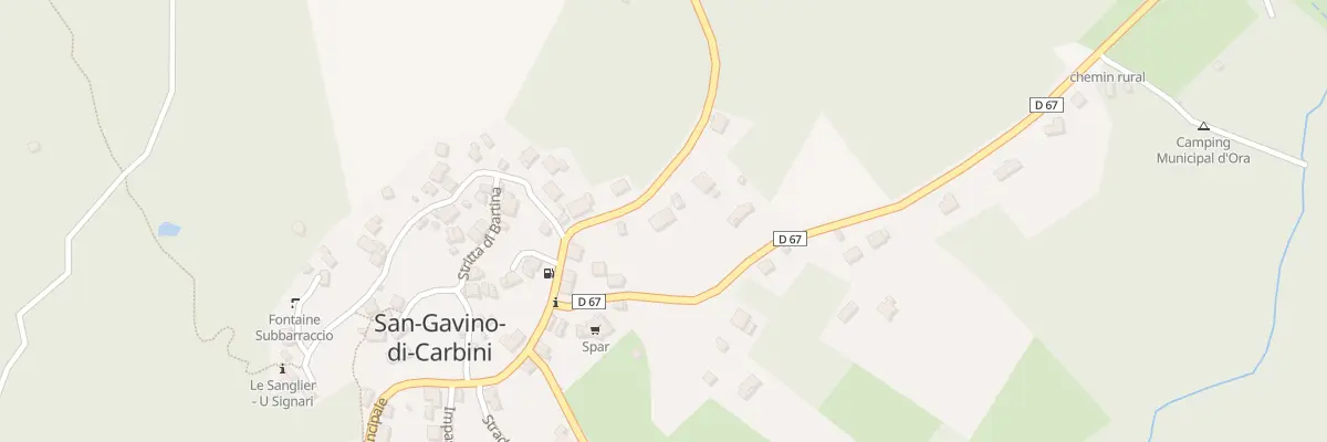 Plan du 5061 Piedi Vigna à San-Gavino-di-Carbini