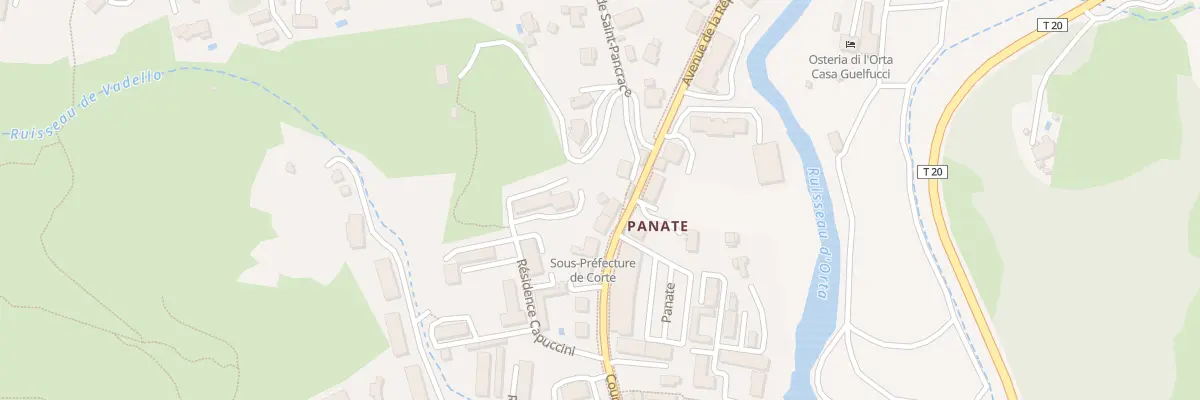 Plan du 31T Crs Paoli à Corte