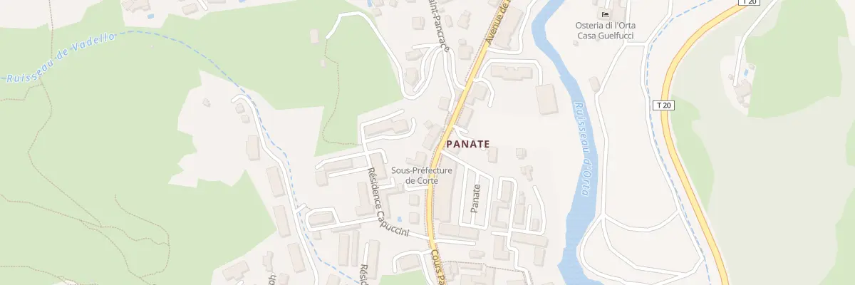 Plan du 31 Crs Paoli à Corte