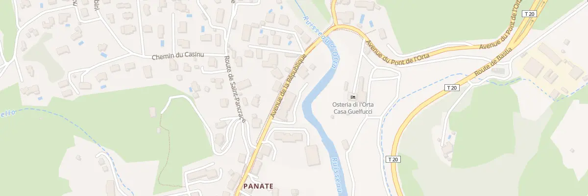 Plan du 5 Av de la République à Corte